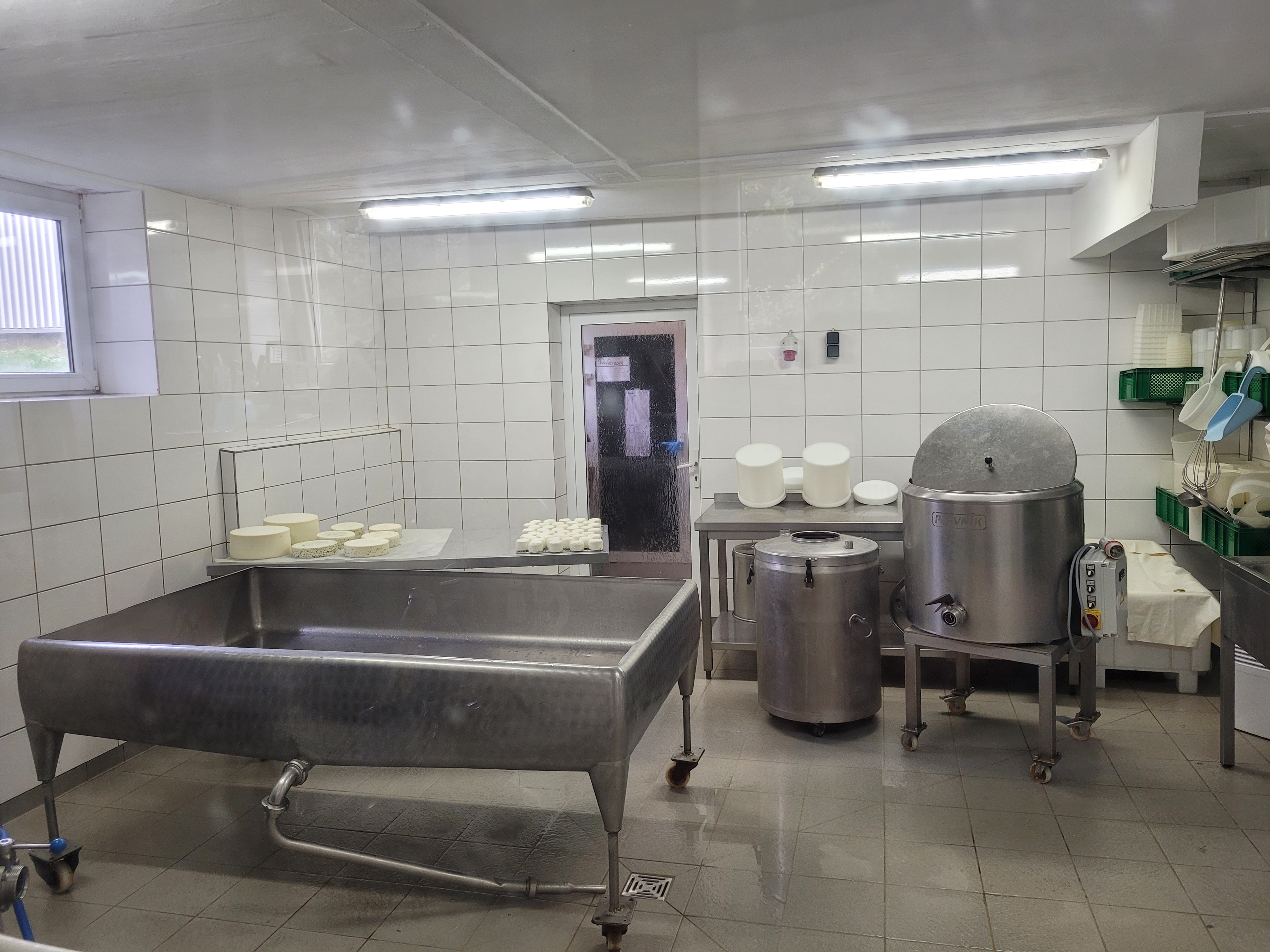 Ein Blick in die Hof-Käserei