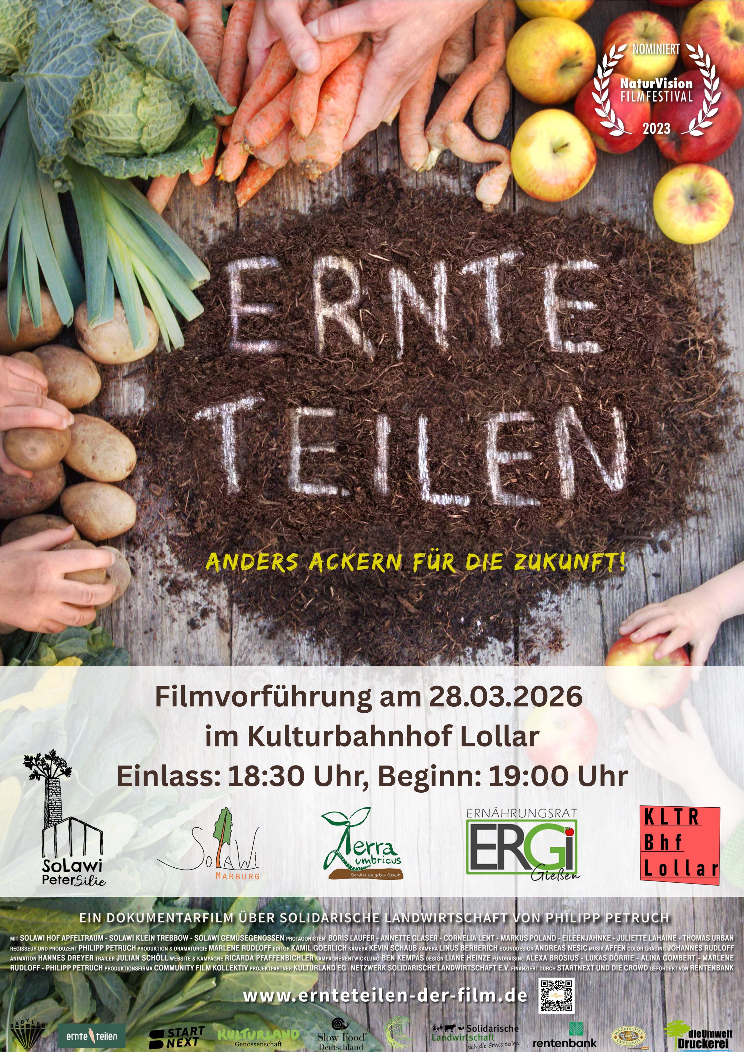 Plakat "Ernte teilen"
